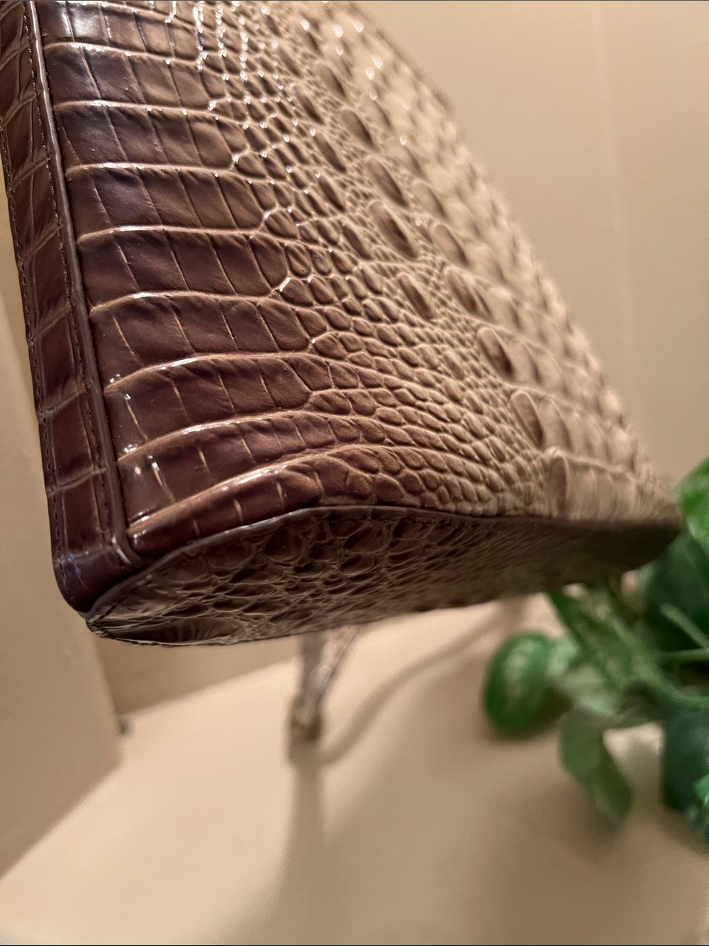Brahmin Katie Amaretto or Cappuccino bag - Picture 8 of 10